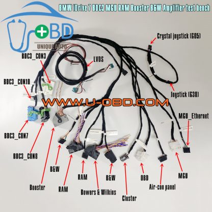 BMW iDrive 7.0 MGU RAM Booster BDC3 ID7 digital cluster test bench