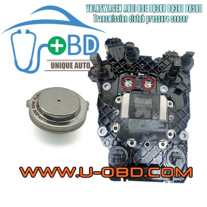 VOLKSWAGEN AUDI 0DE DQ380 DQ381 DQ500 Transmission control unit clutch pressure sensor