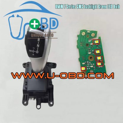 BMW F series gear selector lever backlight defective gloomy common fault repair led bulb